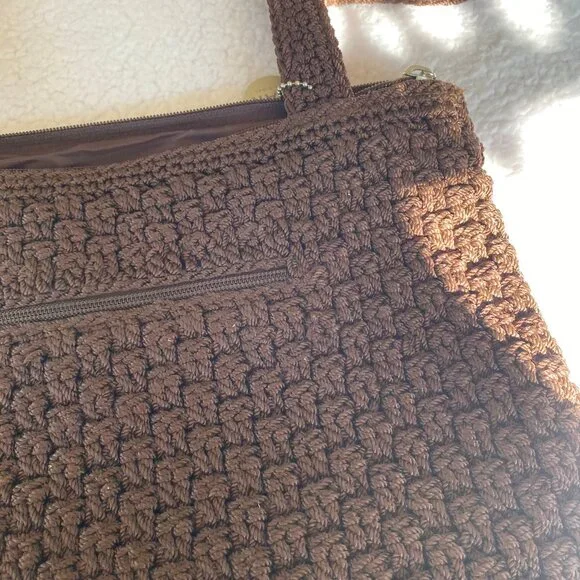 The Sak Woven Brown Shoulder Bag - Picture 6 of 16